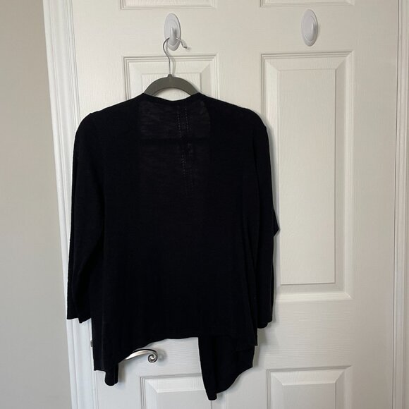 Lightweight Open Cardigan - Black - Picture 2 of 2
